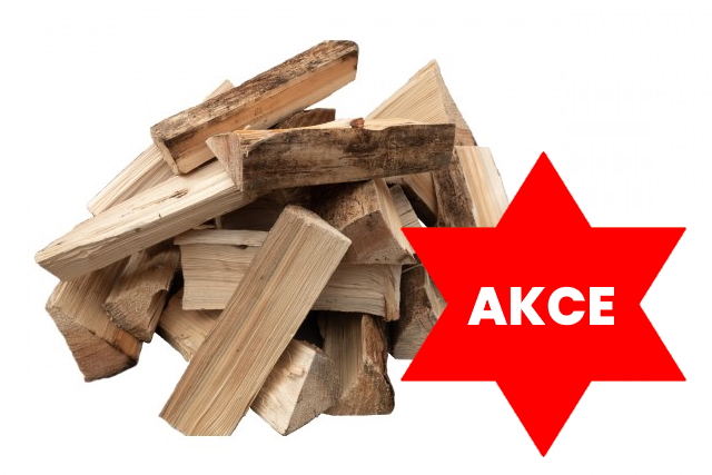AKCE - Volně sypané měkké jehličnaté dřevo - 30/40/50 cm